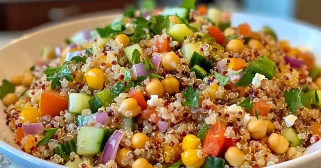 Quinoa Salad with Lemon Dressing