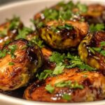 Air Fryer Brussels Sprouts with Balsamic Glaze
