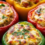 Peppers with Ground Turkey