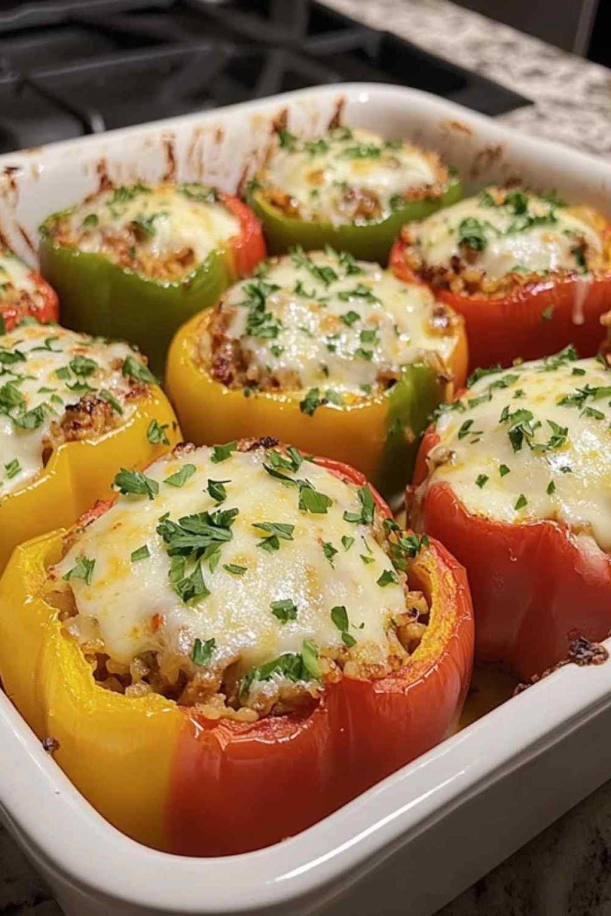 Peppers with Ground Turkey