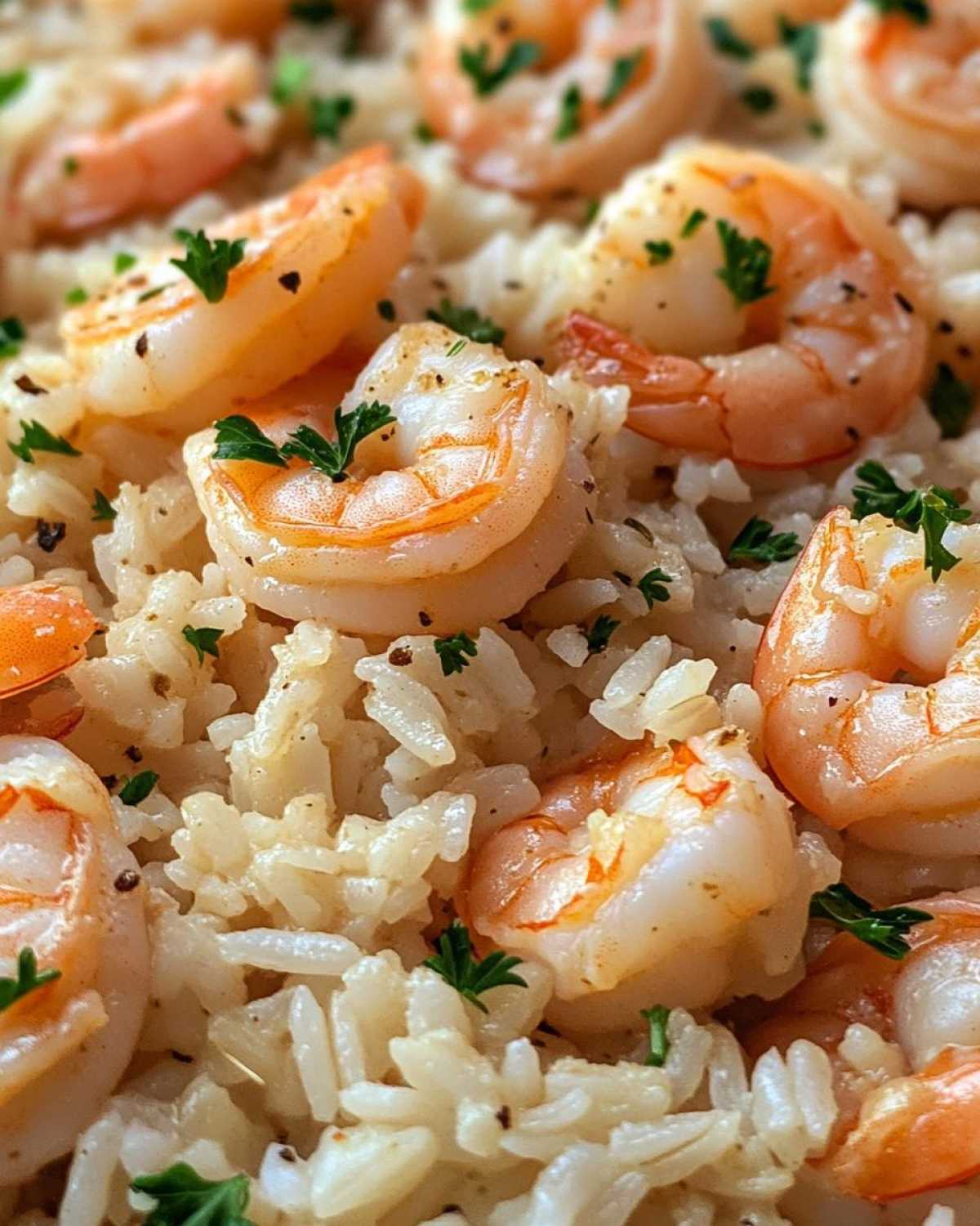 Baked Garlic Butter Shrimp and Rice - detail 2