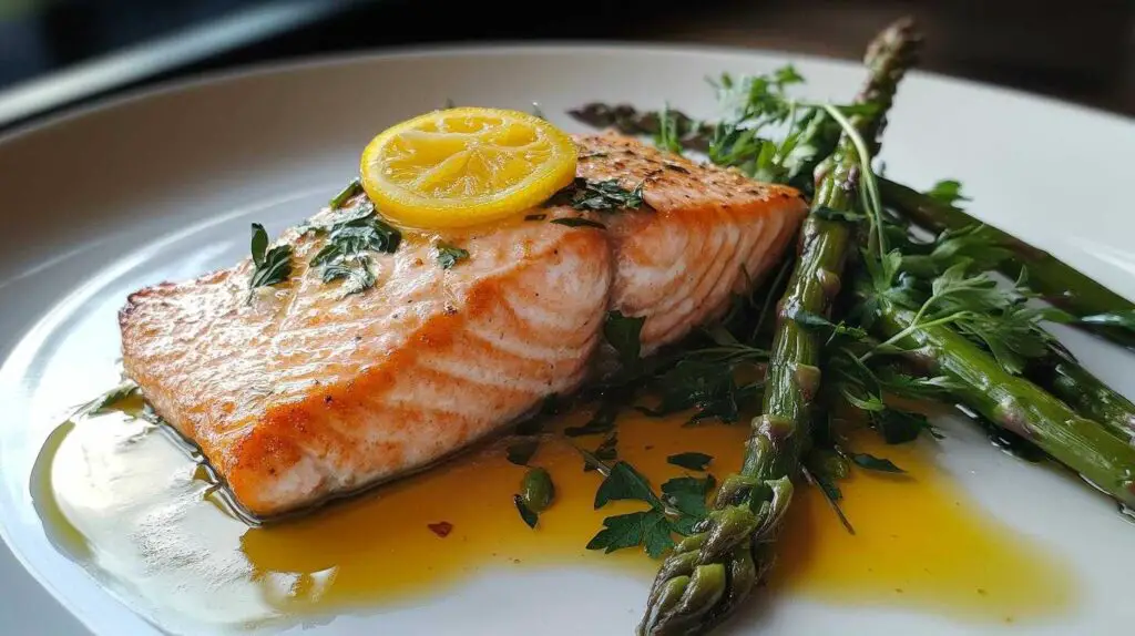 Baked Salmon and Asparagus Sheet Pan