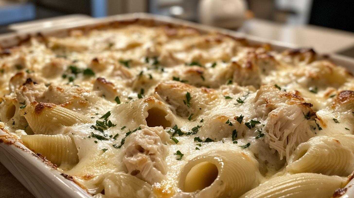 Chicken Alfredo Stuffed Shells - detail 3