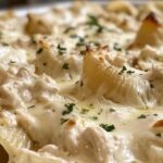 Chicken Alfredo Stuffed Shells