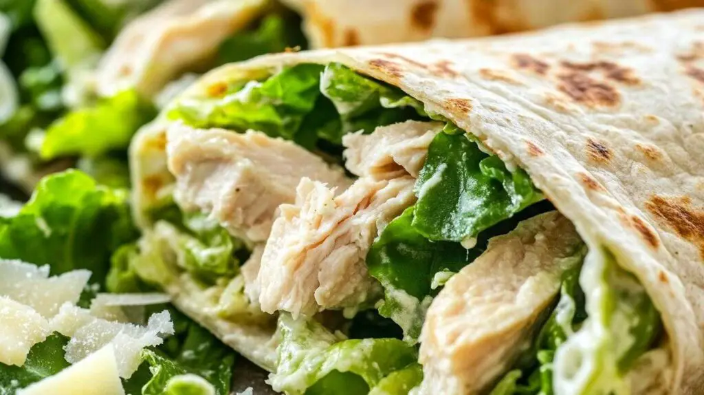 Chicken Caesar Wraps