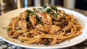 Creamy Chicken Marsala Pasta