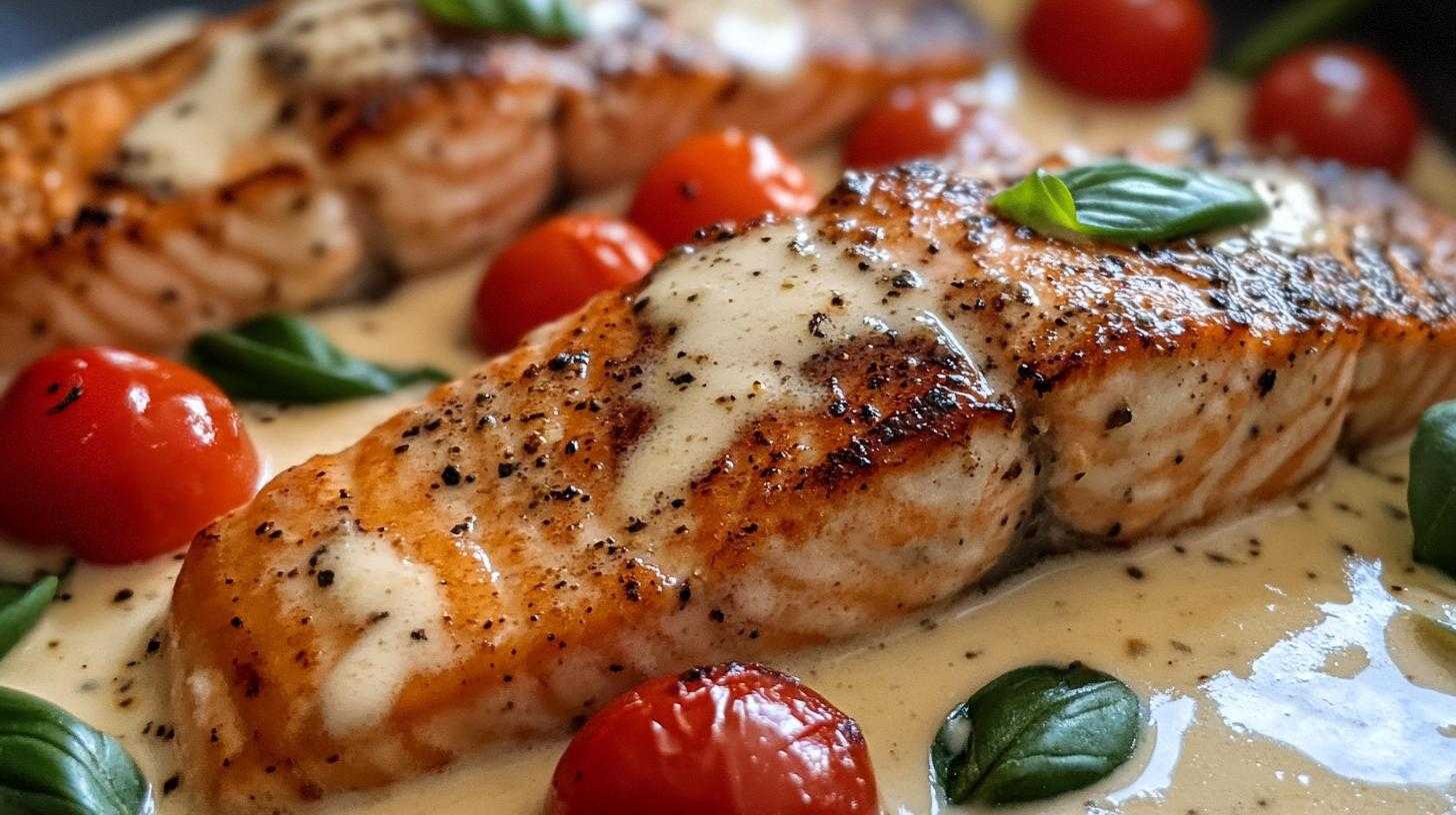 Creamy Garlic Tuscan Salmon