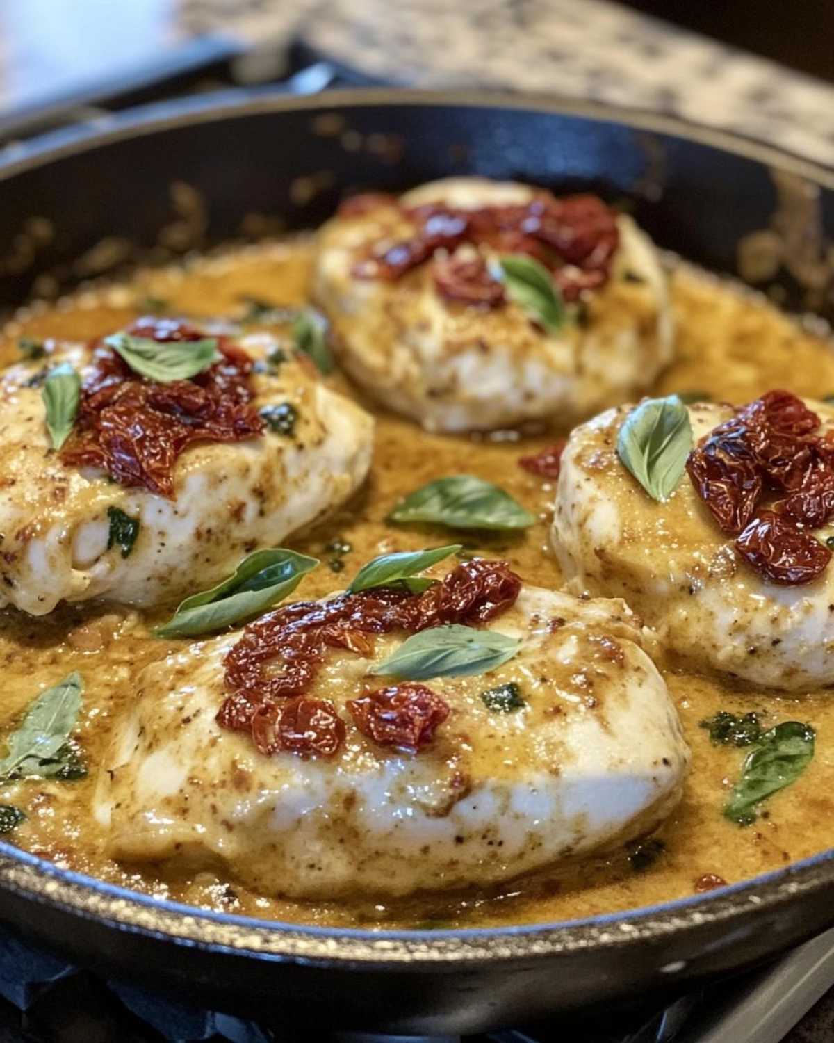 Creamy Sundried Tomato Chicken Skillet - detail 1