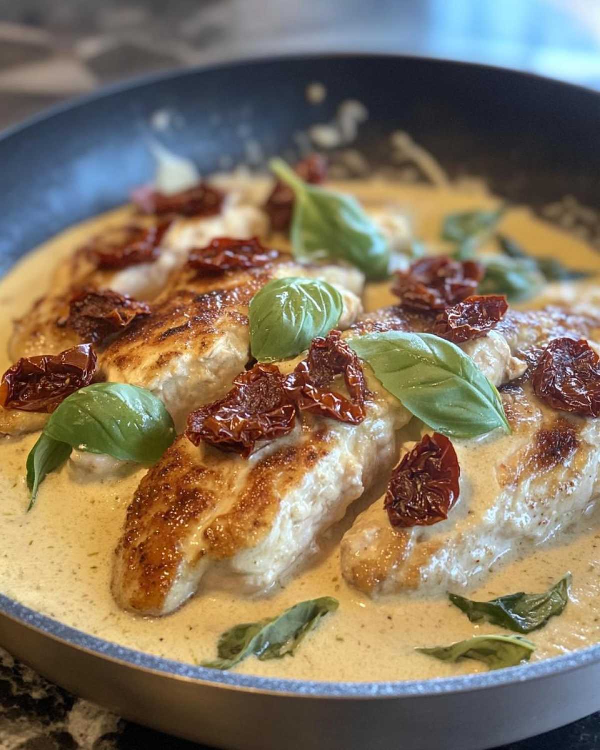 Creamy Sundried Tomato Chicken Skillet - detail 2