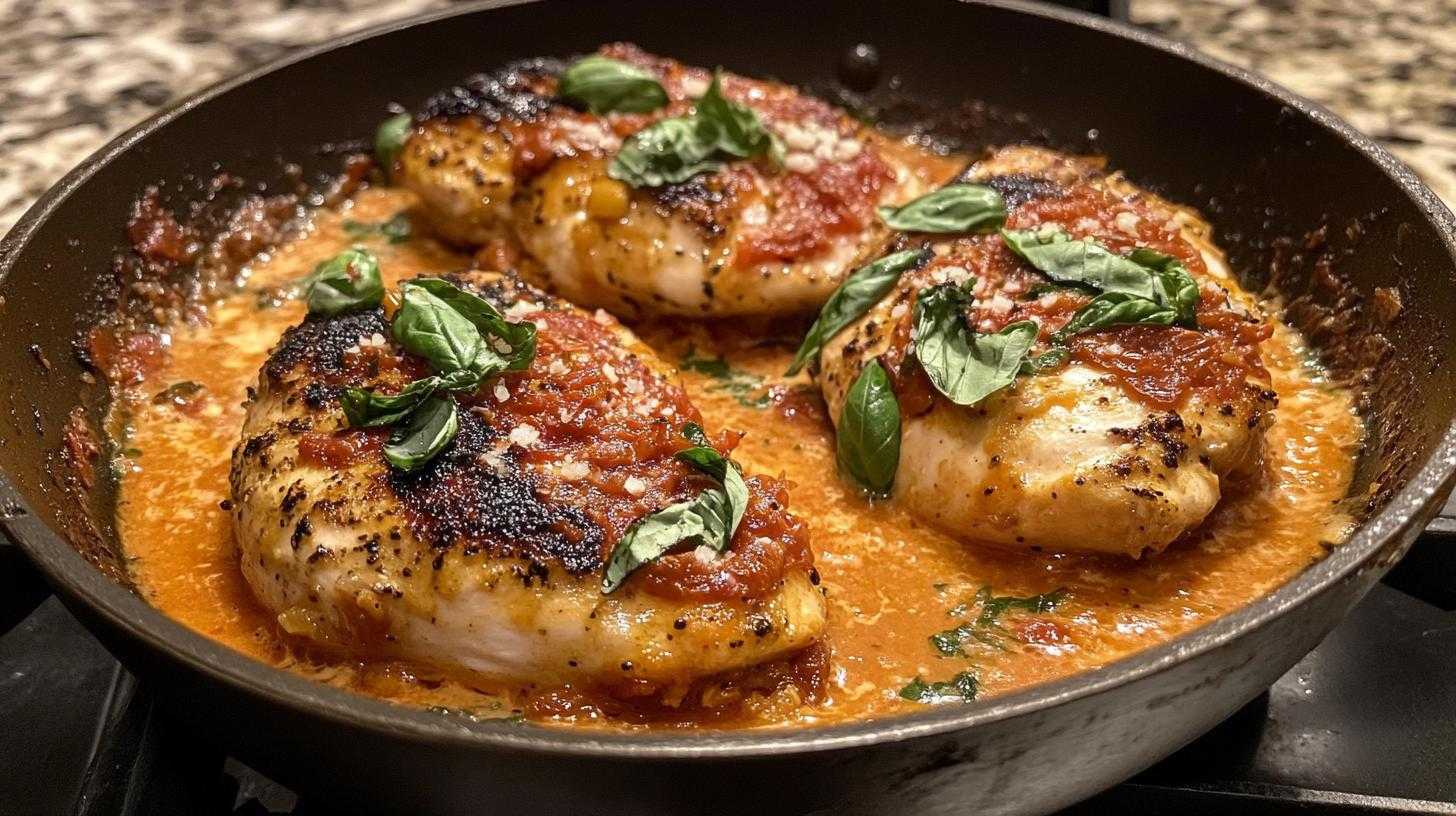 Creamy Sundried Tomato Chicken Skillet - detail 3