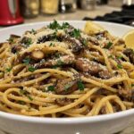 Garlic Butter Mushroom Pasta