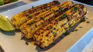 Grilled Corn on the Cob with Garlic Herb Butter