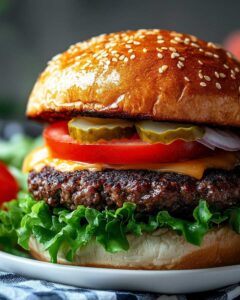 Juicy Burger Recipe: 7 Secrets for Ultimate Flavor - NonnaFood