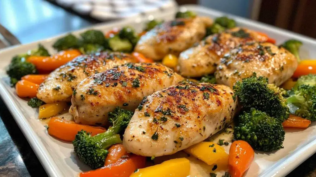 One-Pan Chicken and Veggies