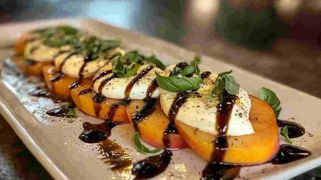 Peach Caprese Salad