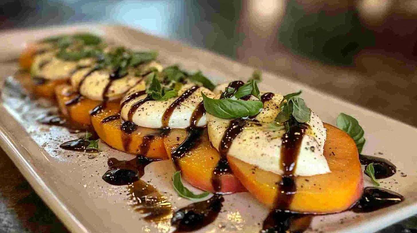 Peach Caprese Salad