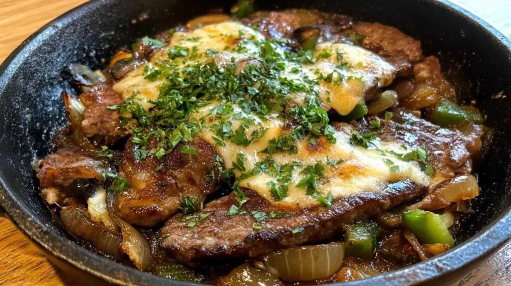 Philly Cheesesteak Skillet