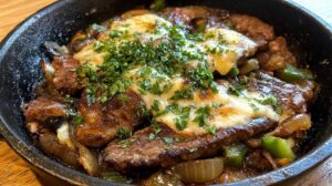 Philly Cheesesteak Skillet