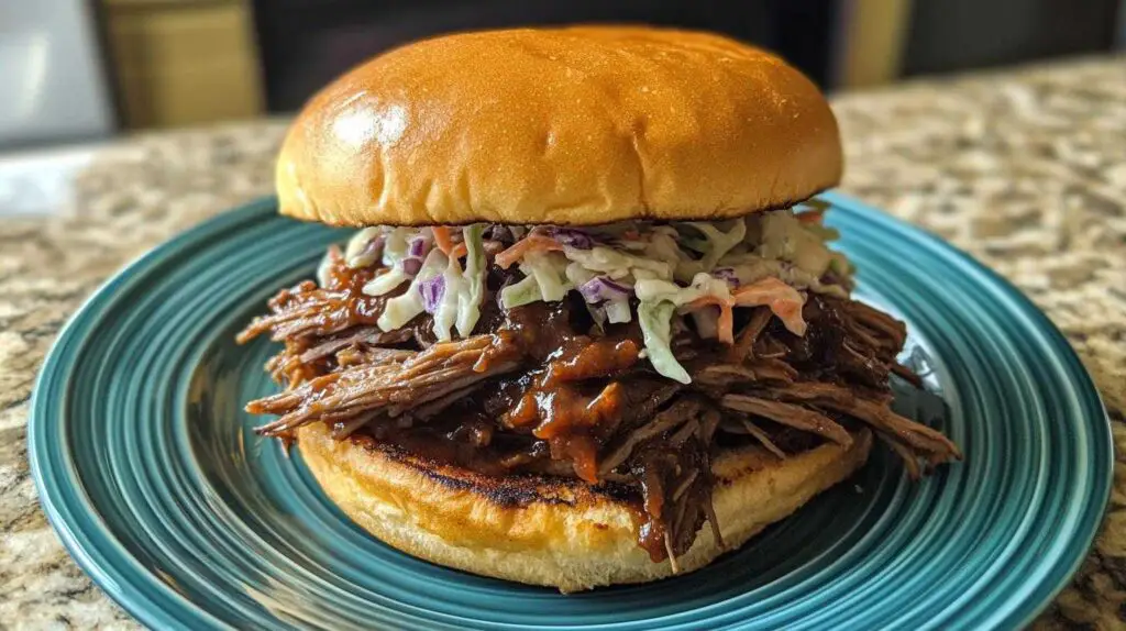 Slow Cooker BBQ Beef Sandwiches