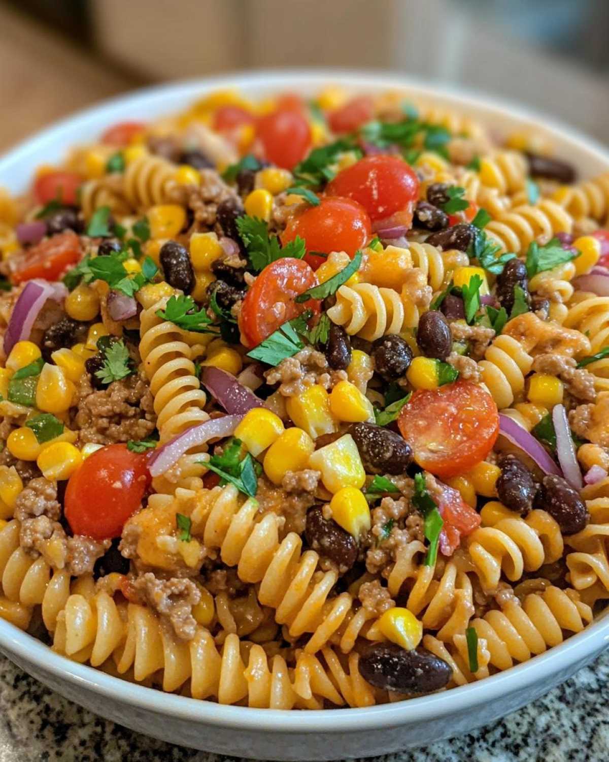 Taco Pasta Salad - detail 1