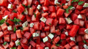 Watermelon Feta Salad with Mint