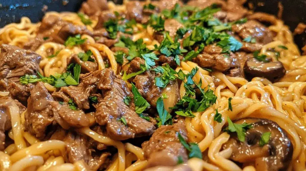 beef stroganoff