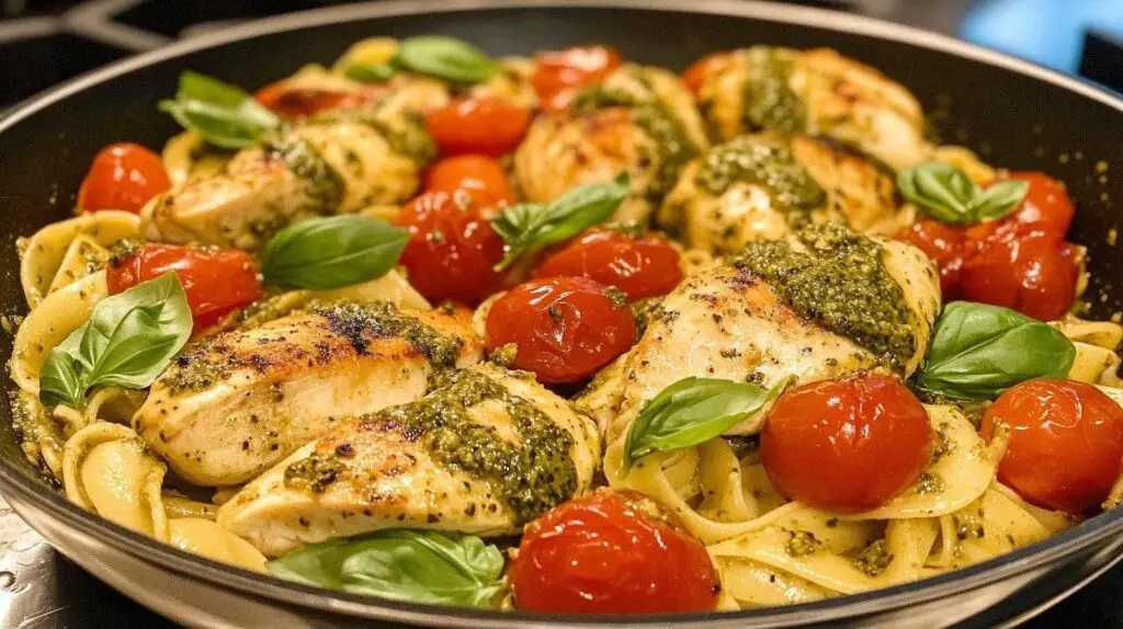 pesto chicken pasta