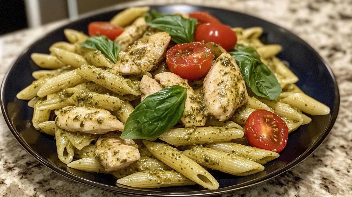 pesto chicken pasta