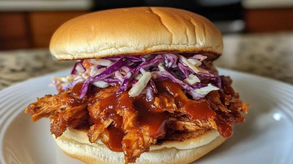 pulled chicken sandwiches