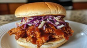pulled chicken sandwiches