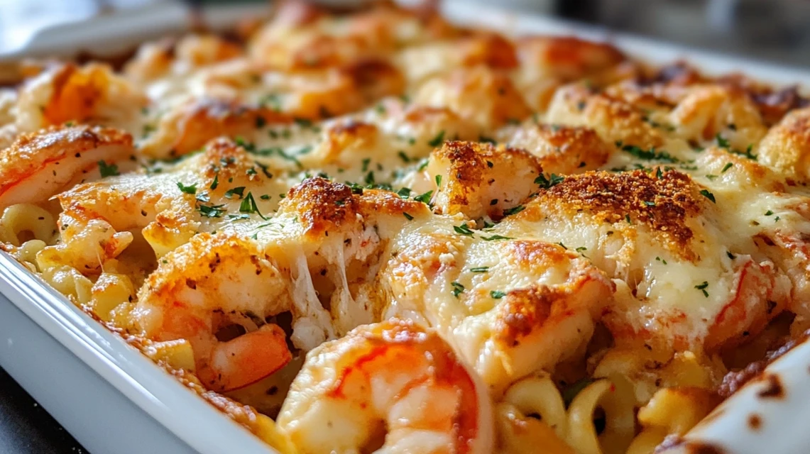 Cheesy Seafood Bake
