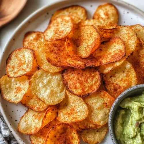 Cottage cheese chips served with fresh salsa and guacamole