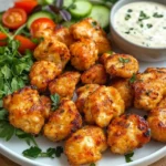 Completed Chick-fil-A style grilled nuggets meal with sides