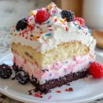 Various desserts topped with Cool Whip pudding frosting