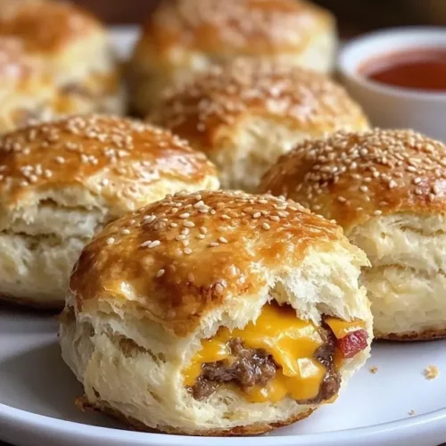 Bacon cheeseburger bombs on serving platter with dipping sauces