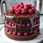 Chocolate Raspberry Layer Cake