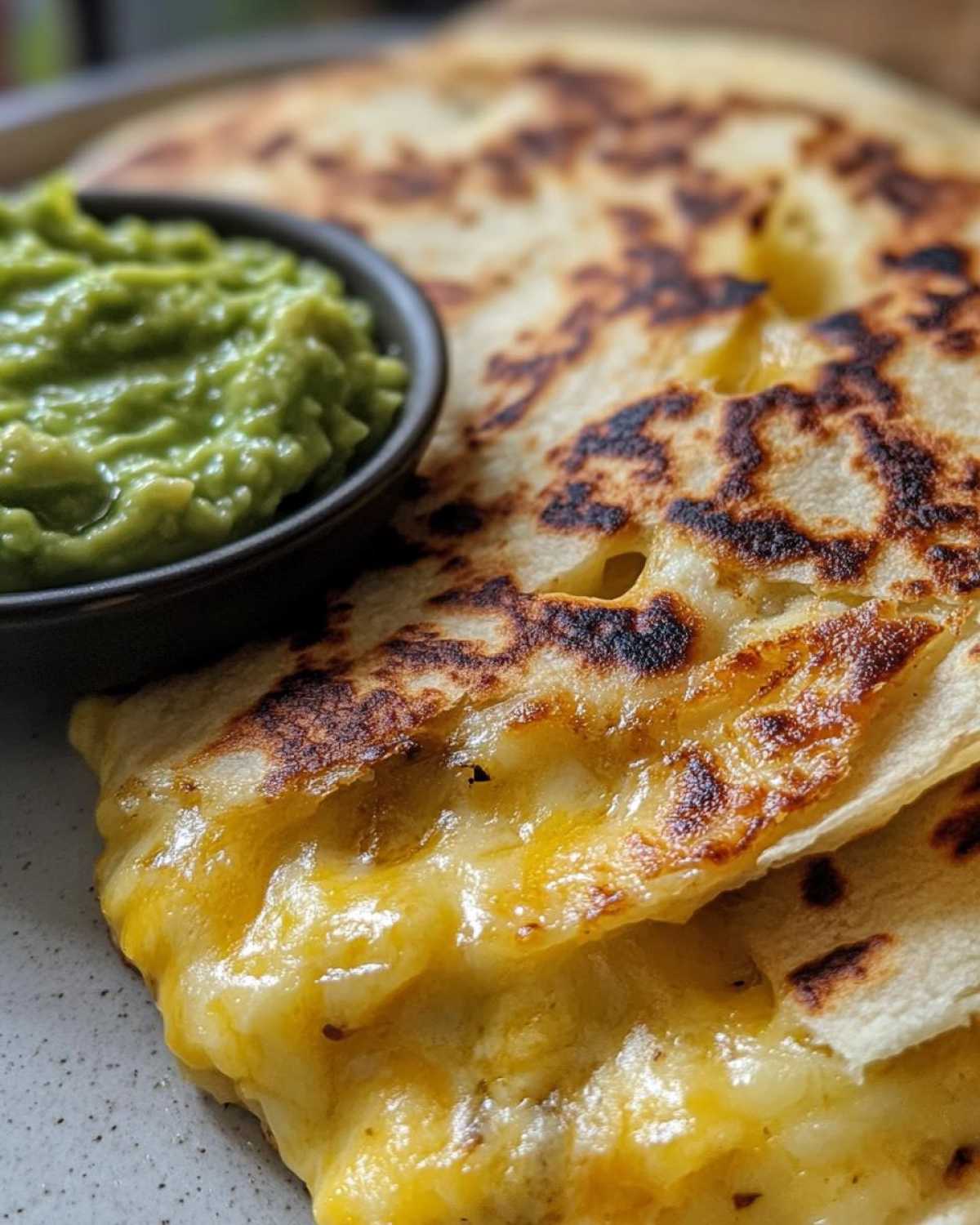 Air Fryer Cheese Quesadilla - detail 2