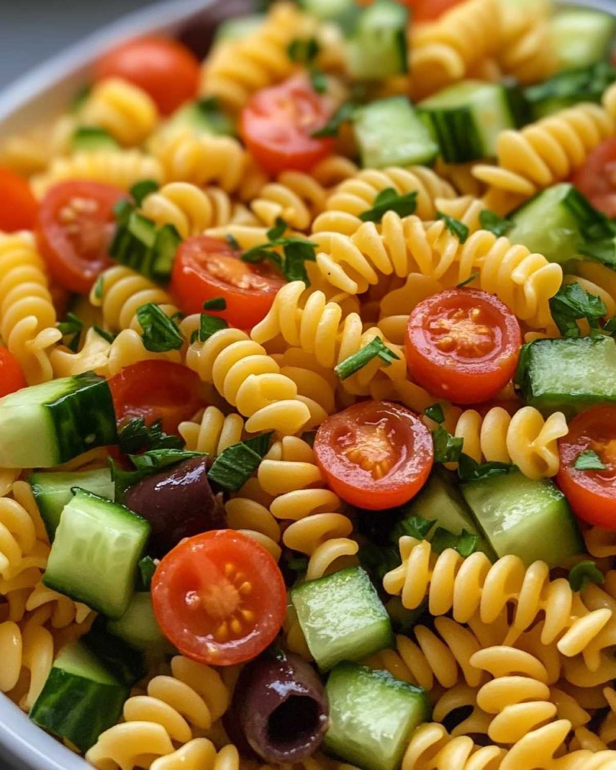 BEST EVER SUMMER PASTA SALAD - detail 1