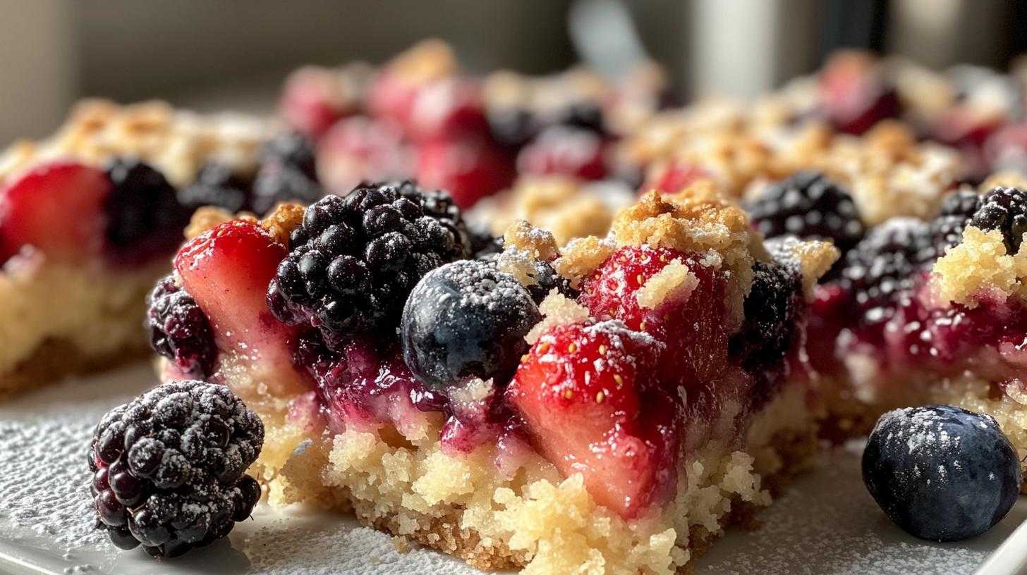 Berry Crumble Bars
