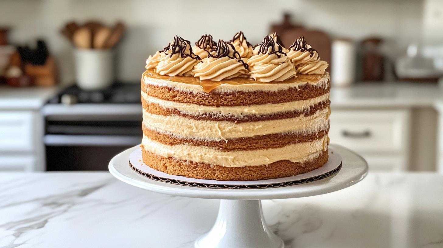 Caramel Cloud Cake - detail 3
