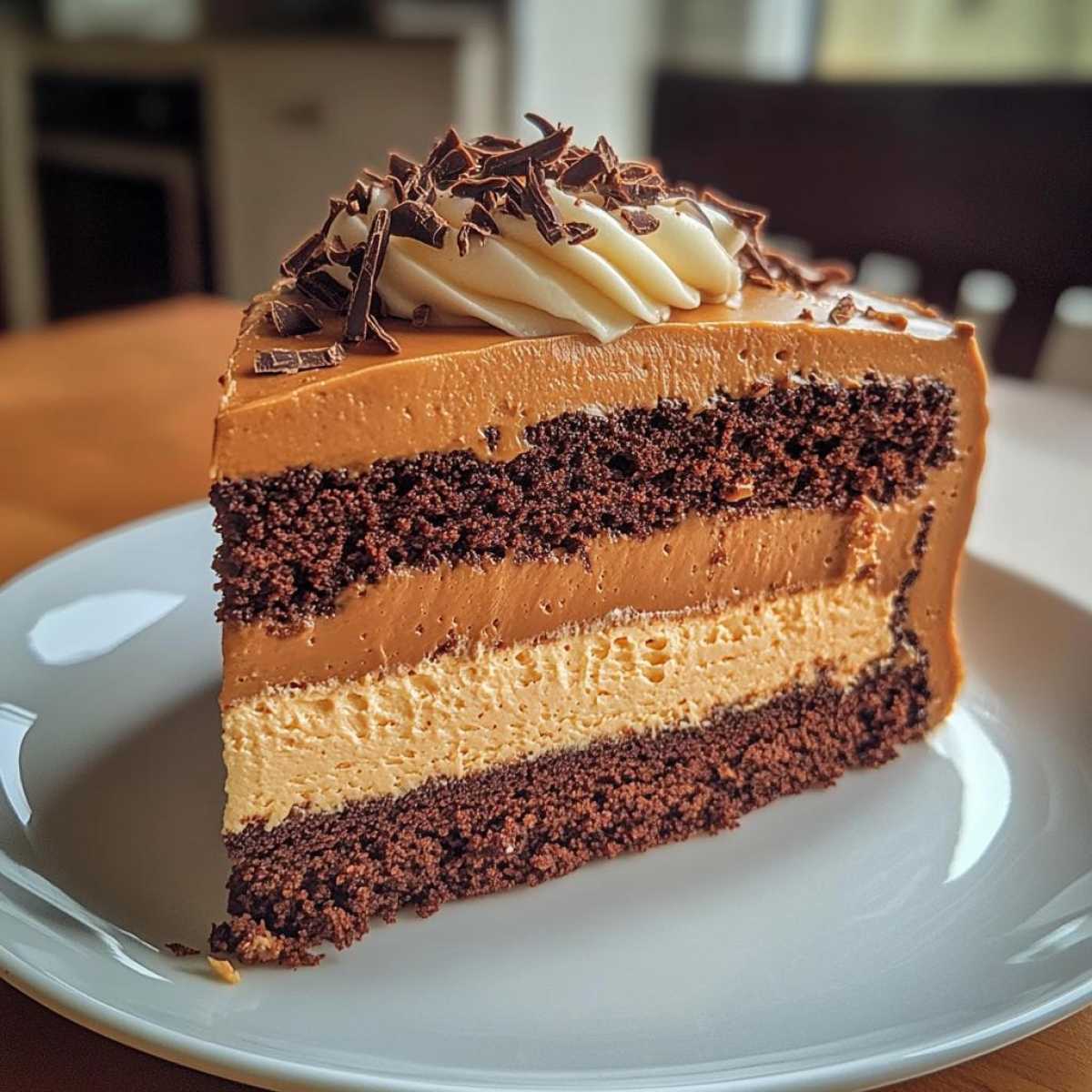 Caramel Mousse Cake - detail 1