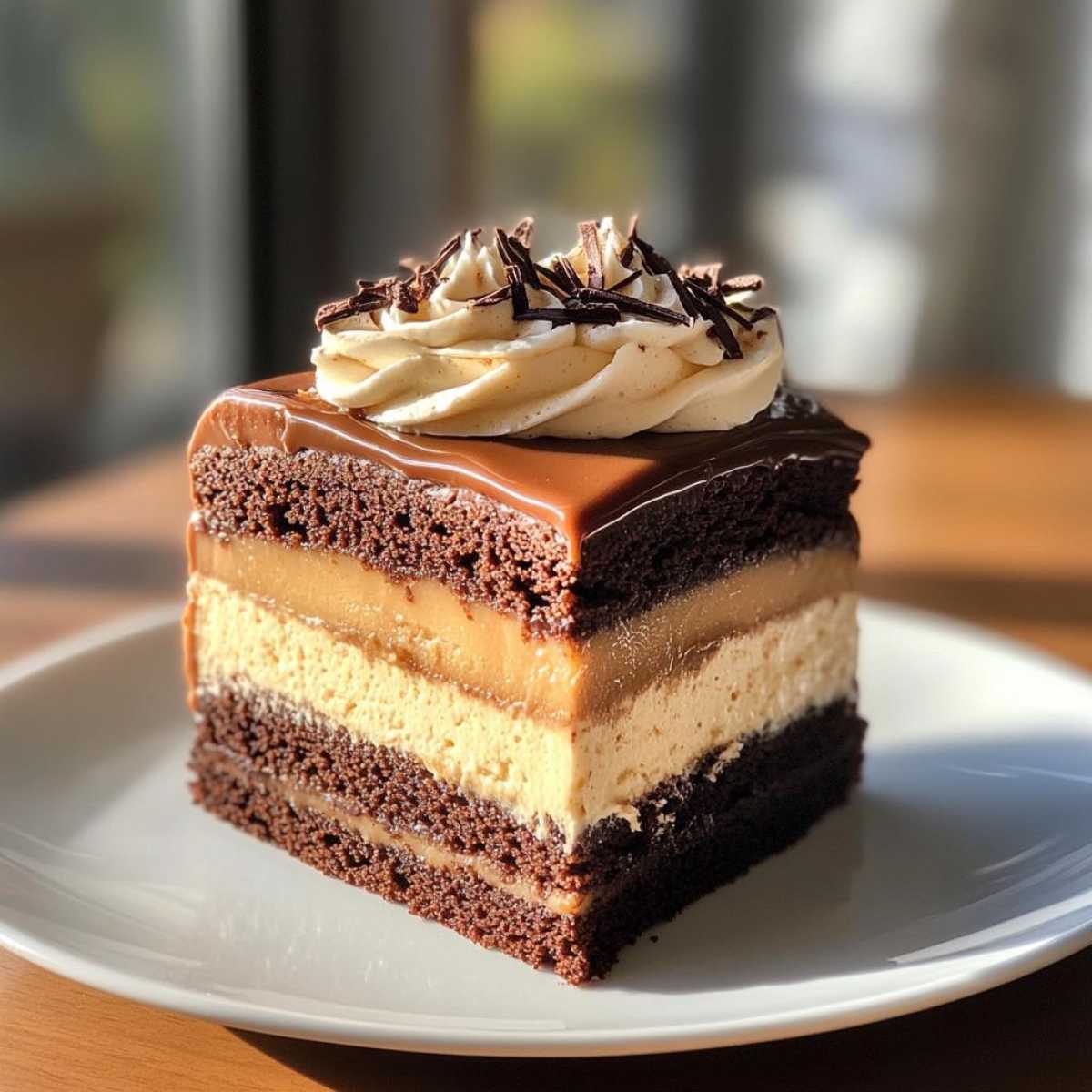 Caramel Mousse Cake - detail 2
