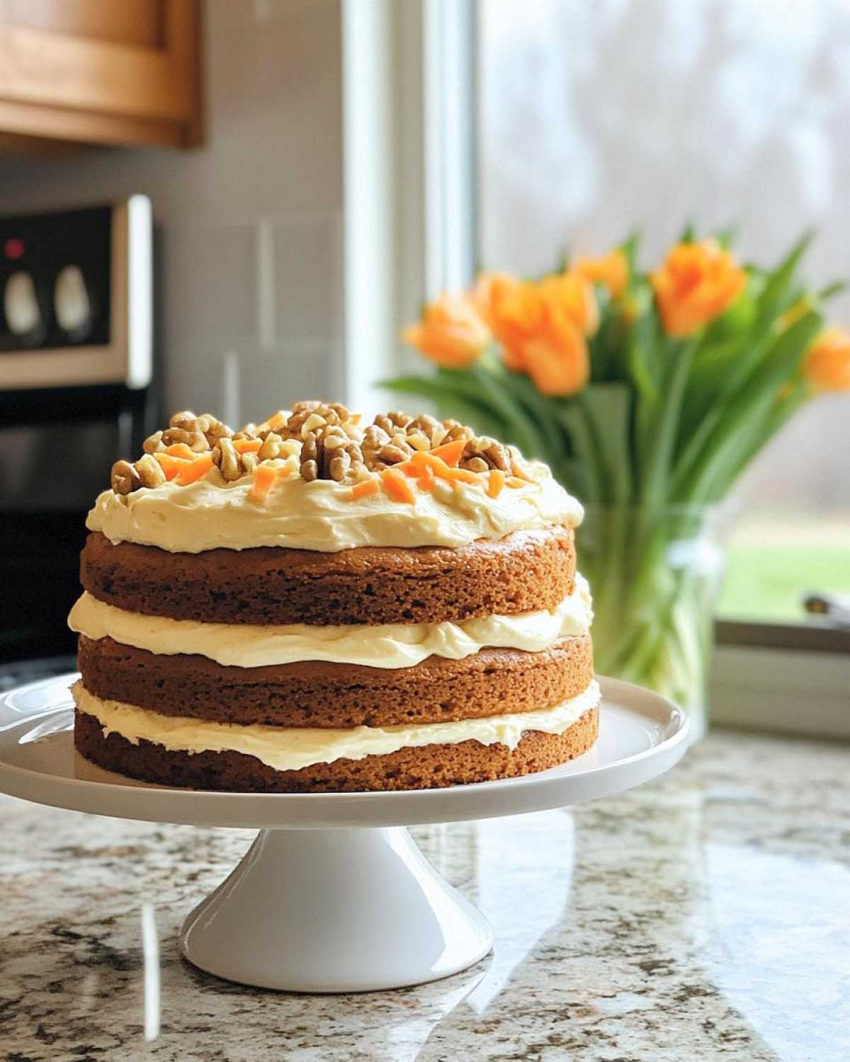 Carrot Cake Recipe with Cream Cheese Frosting - detail 1