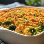 Cheesy Chicken Broccoli Rice Casserole