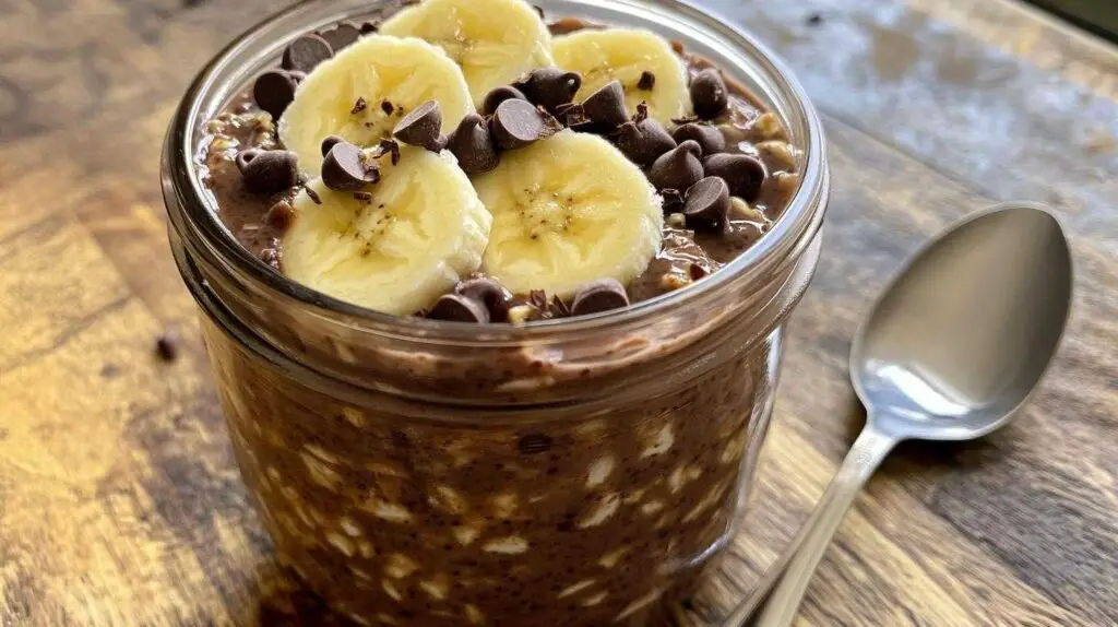Chocolate Banana Overnight Oats