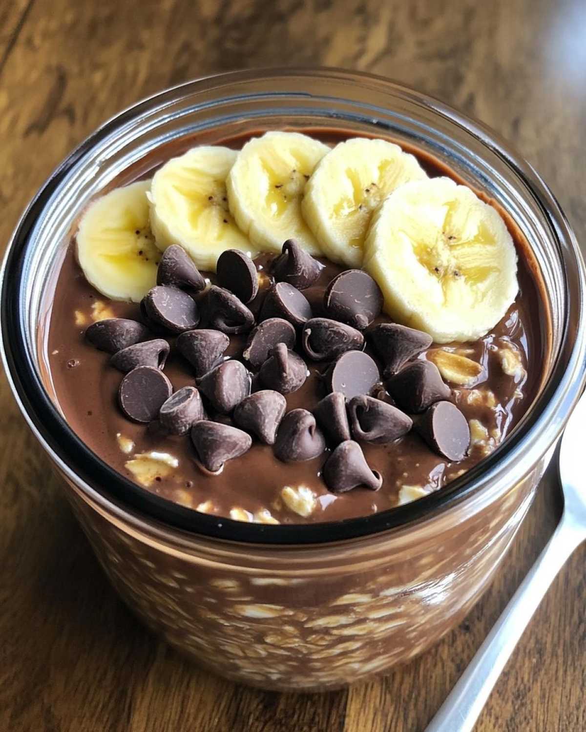 Chocolate Banana Overnight Oats - detail 2