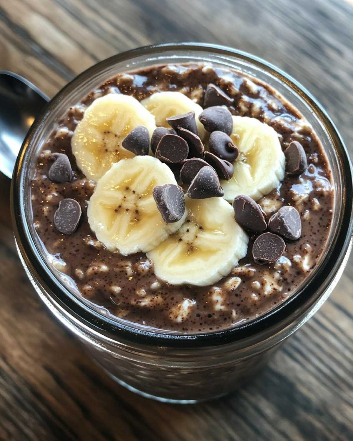 Chocolate Banana Overnight Oats - detail 3