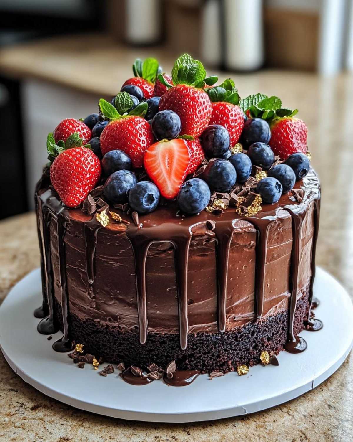 Chocolate Cake Decoration - detail 1