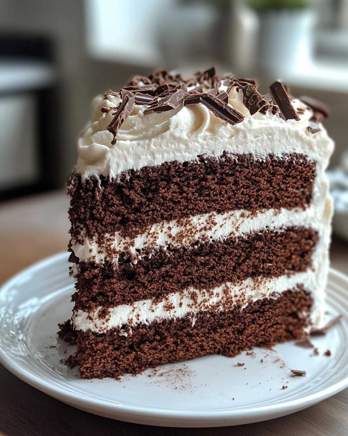Chocolate Cake with Cream - detail 2