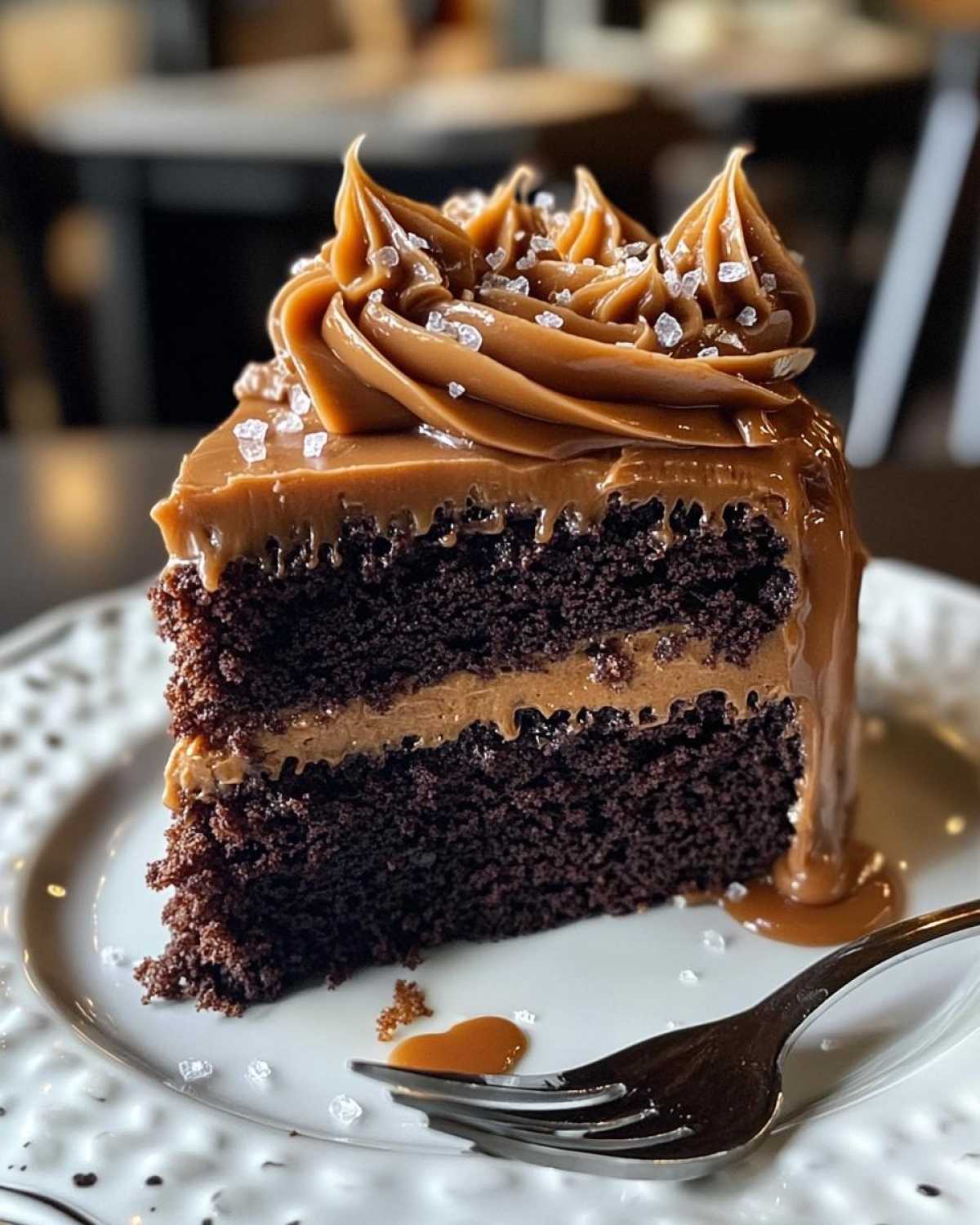 Chocolate Caramel Frosting - detail 2